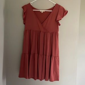 Small womens coral sundress